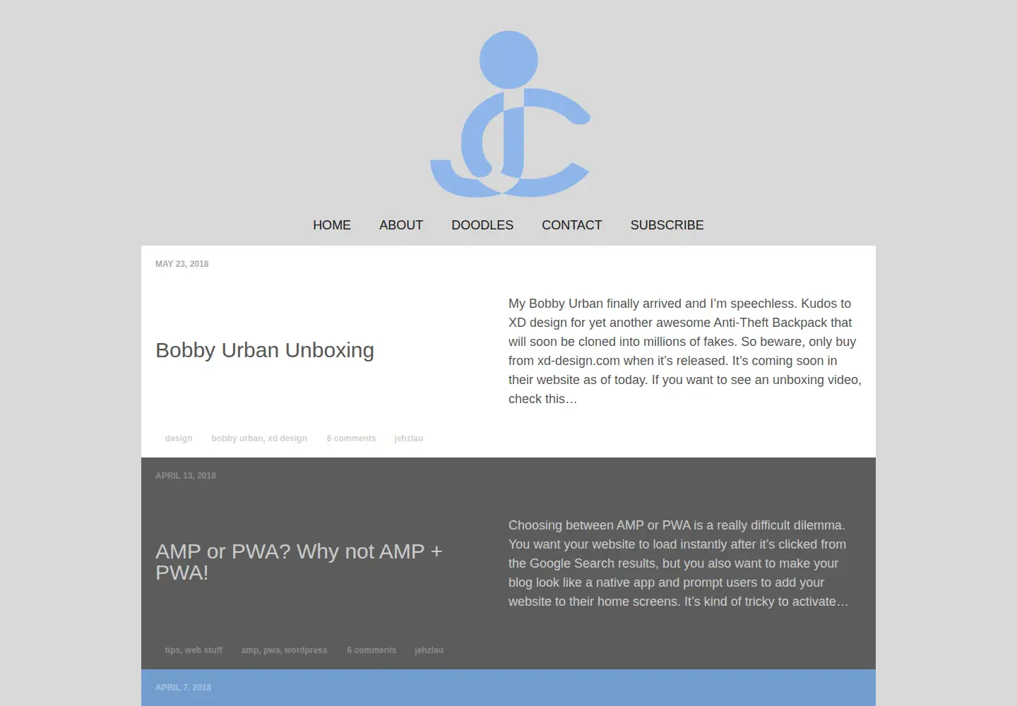 Screenshot of jehzlau-concepts.com