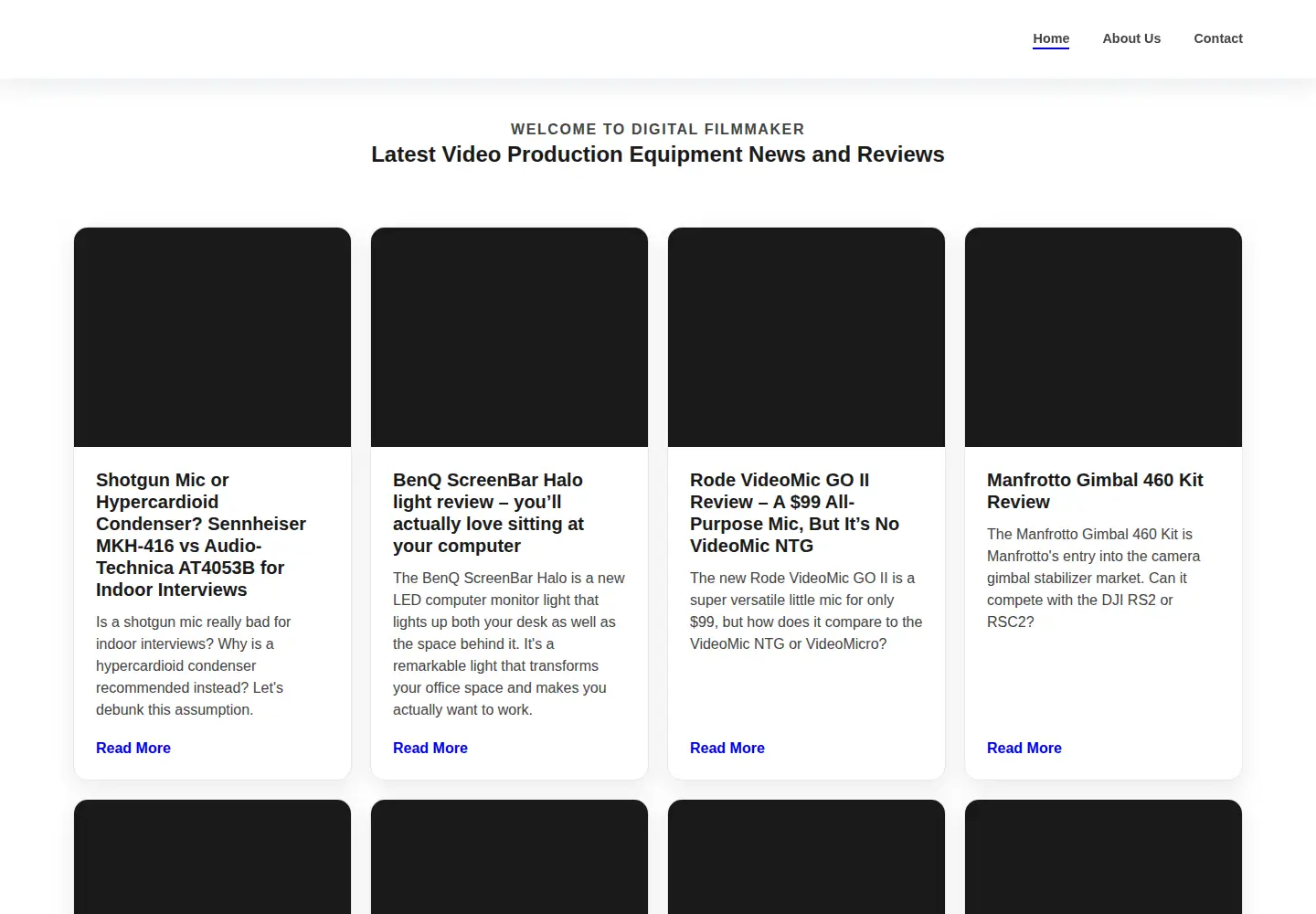 Screenshot of digitalfilmmaker.net