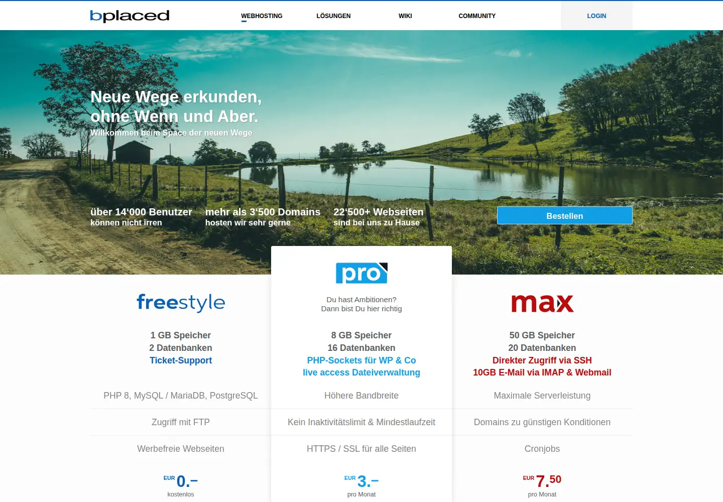 Screenshot of bplaced.net