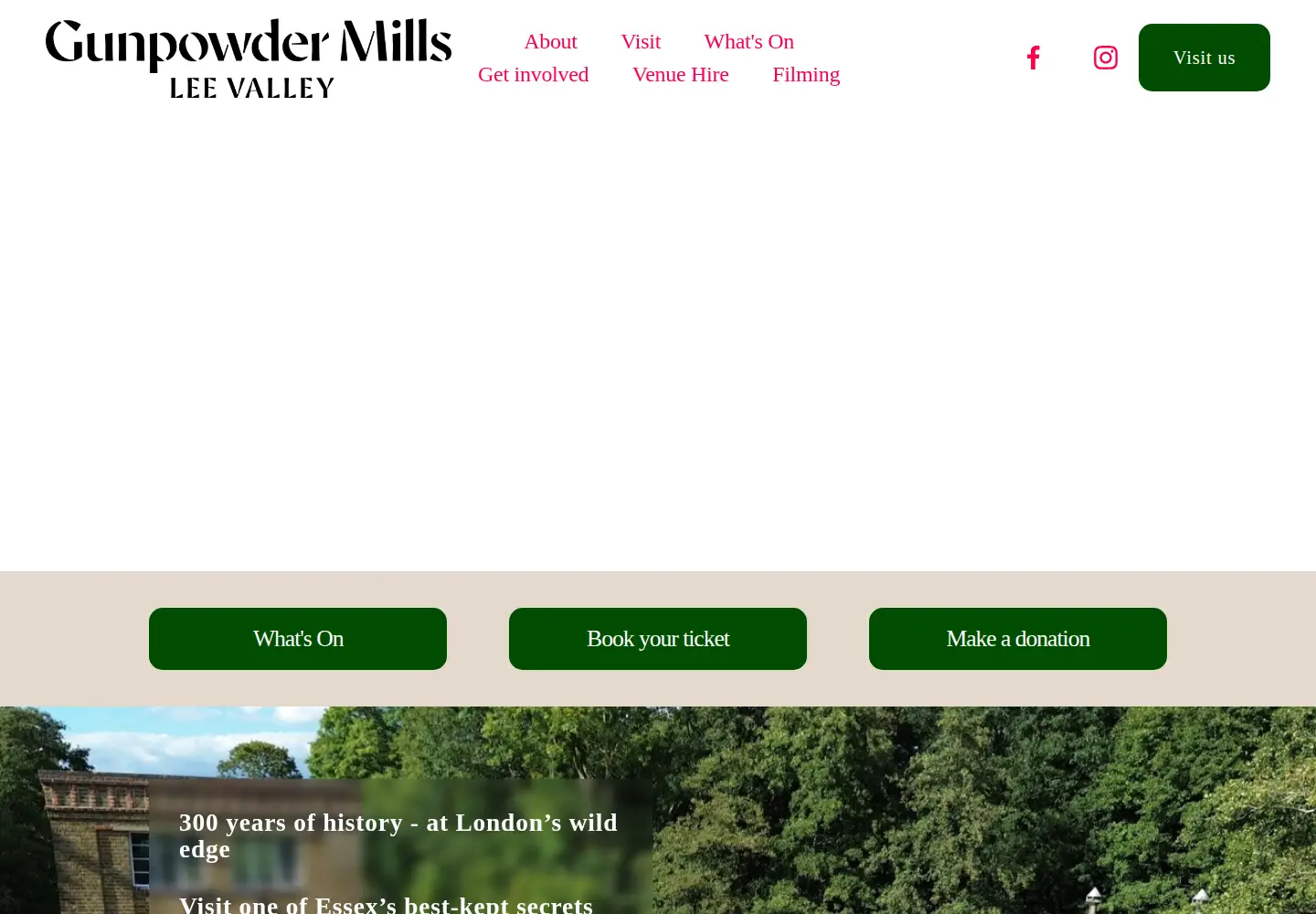 Screenshot of royalgunpowdermills.com