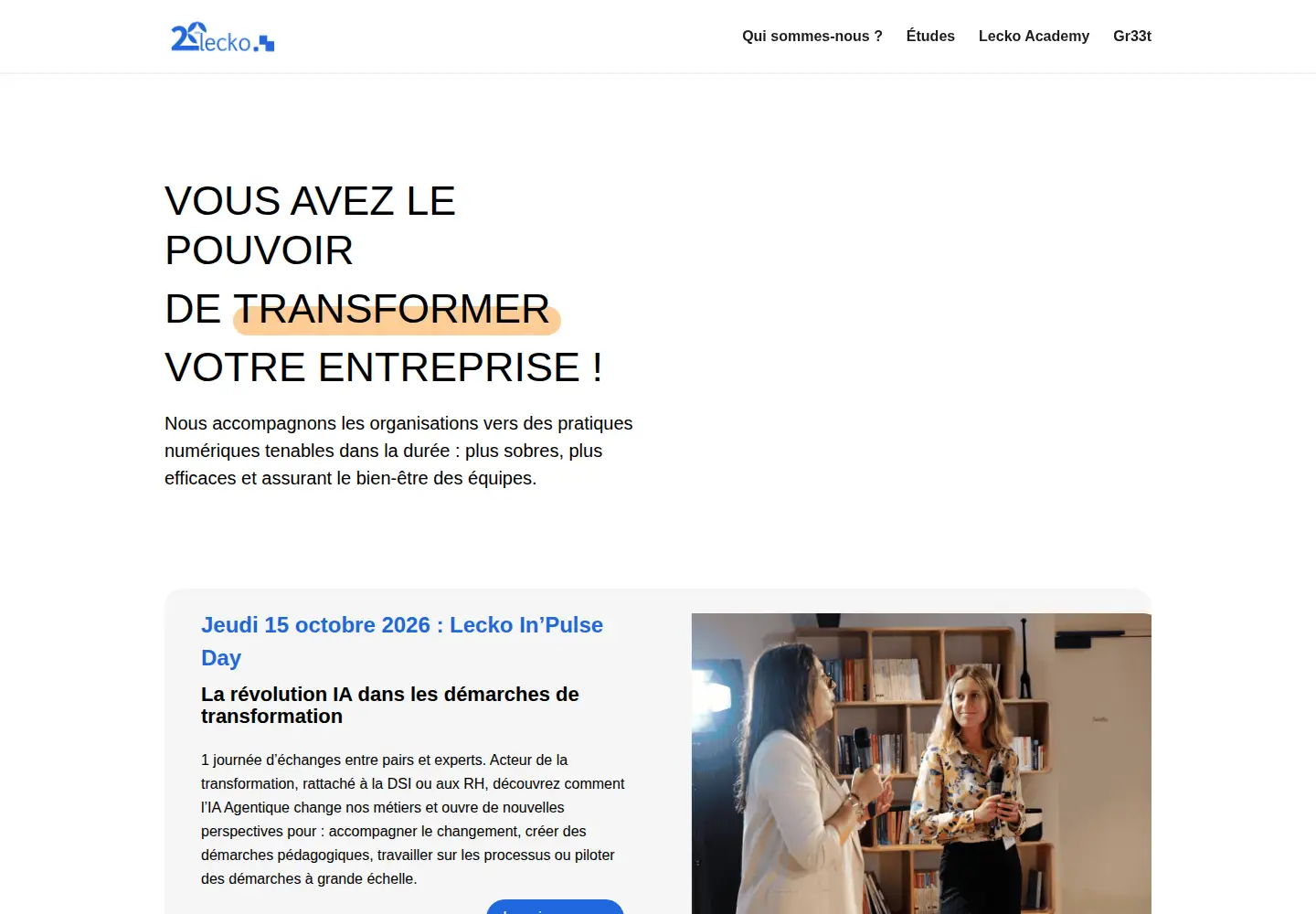 Screenshot of lecko.fr