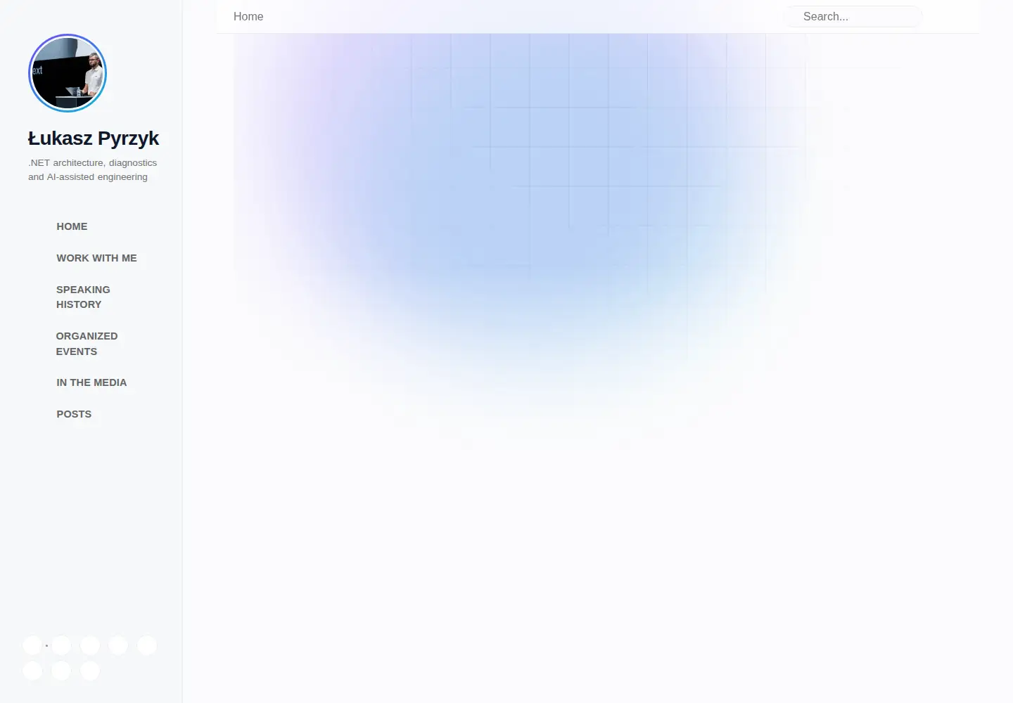 Screenshot of pyrzyk.net