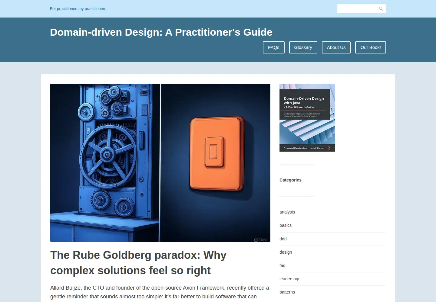 Screenshot of ddd-practitioners.com