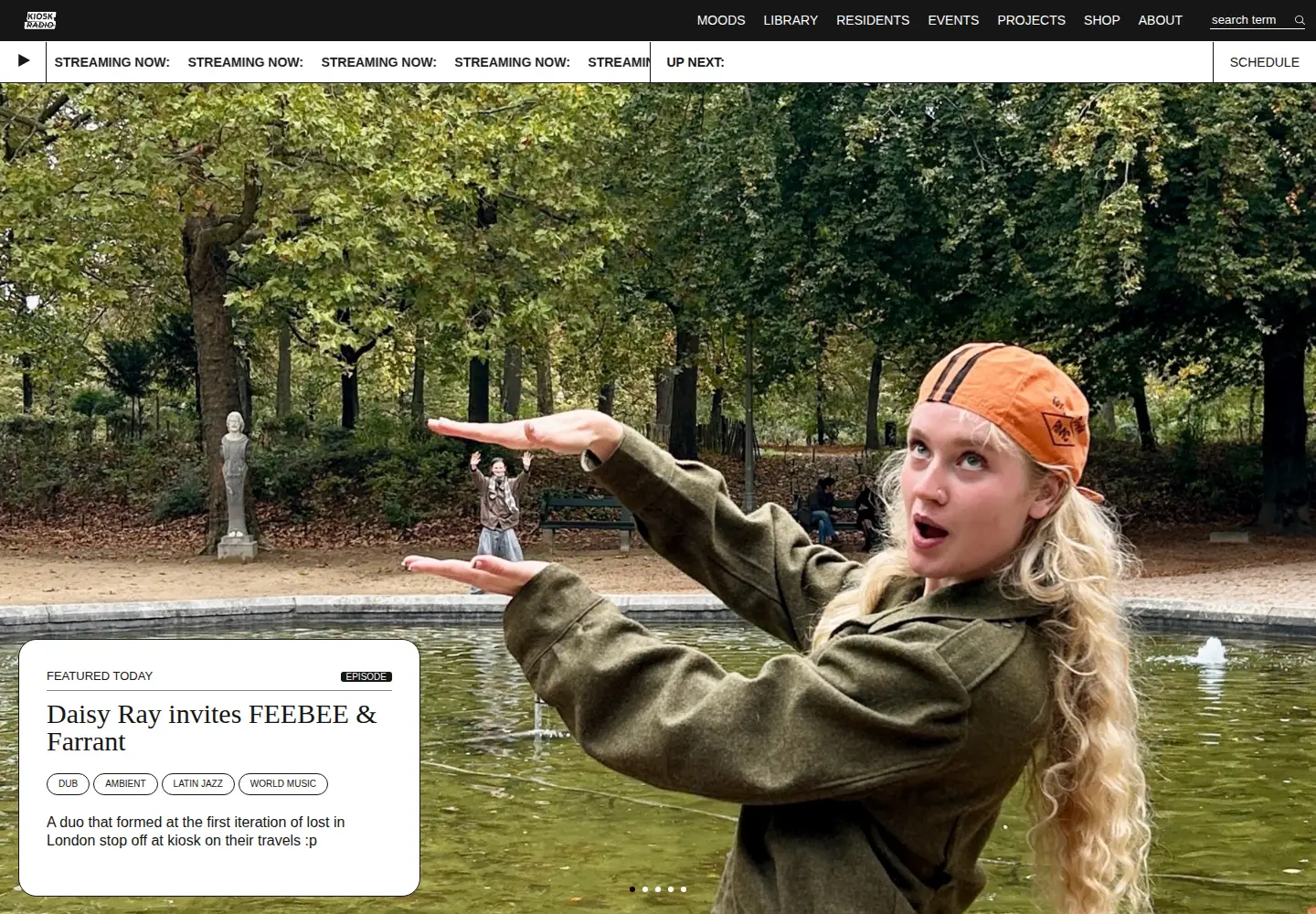 Captured homepage of kioskradio.com in the current scan