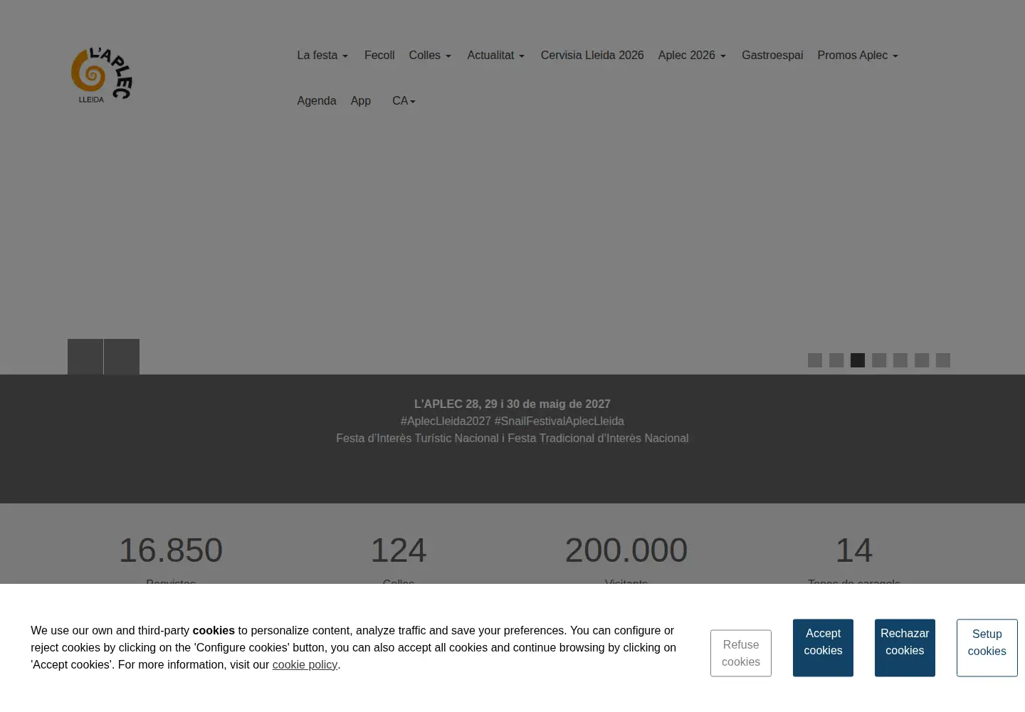 Screenshot of aplec.org