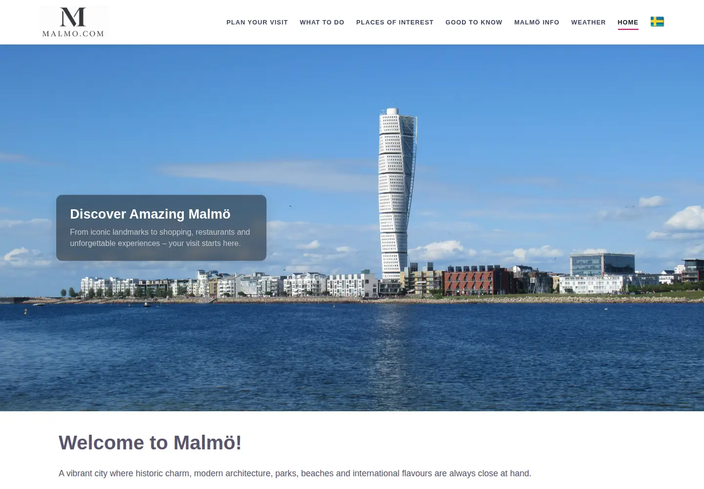 Screenshot of malmo.com