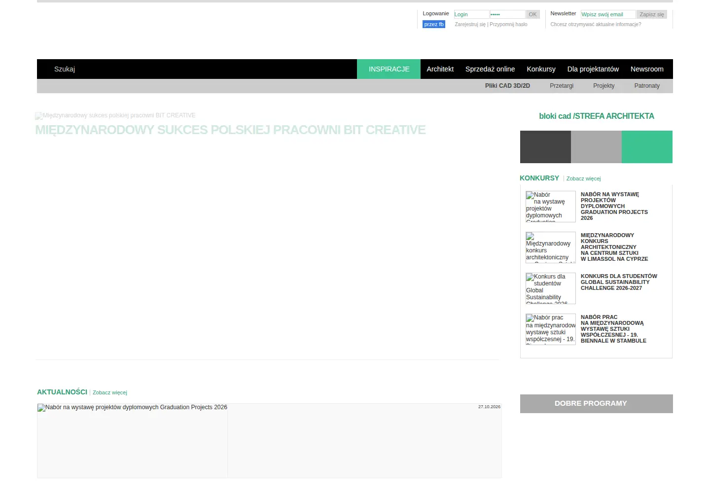 Screenshot of infoarchitekta.pl