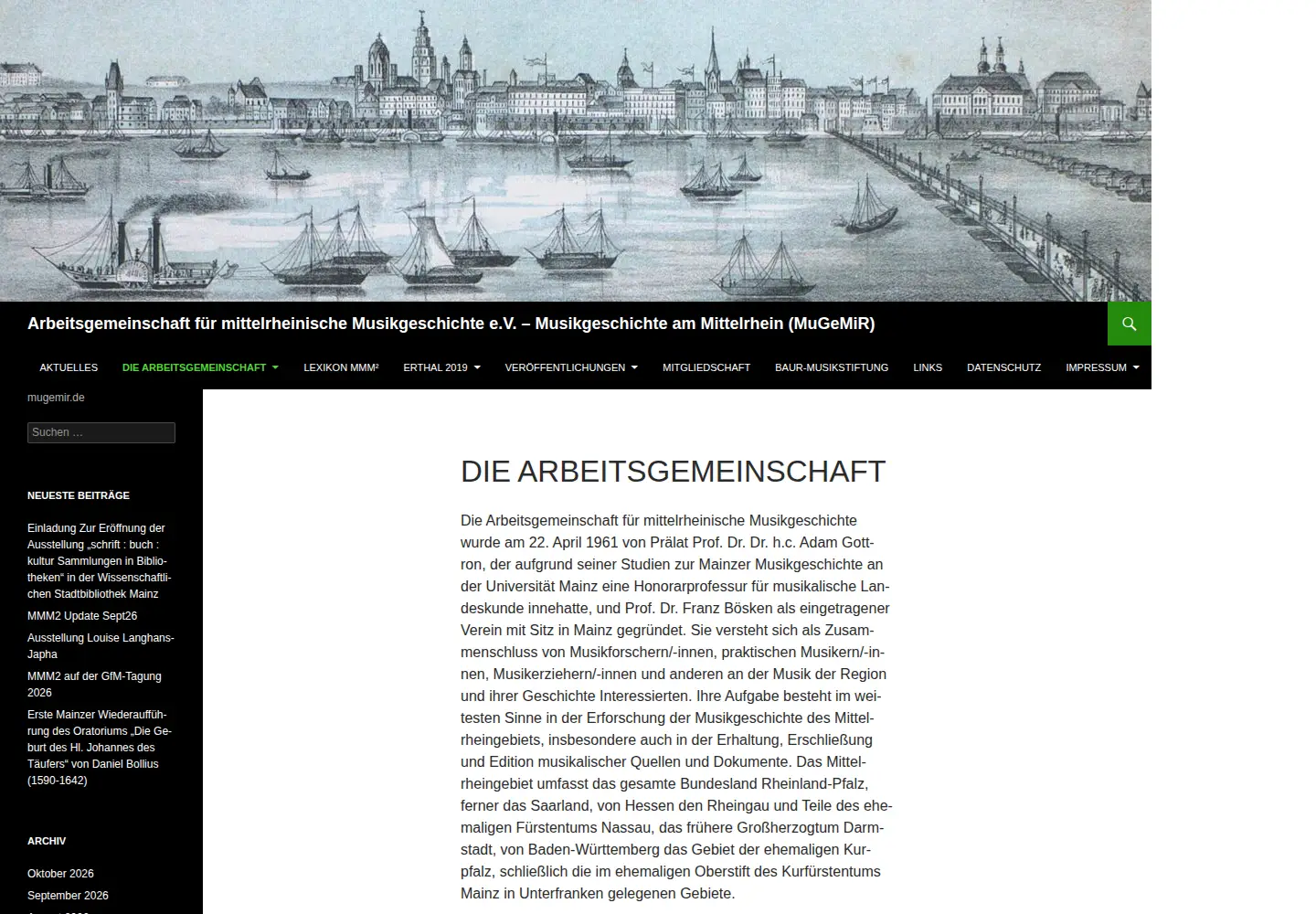 Screenshot of mugemir.de