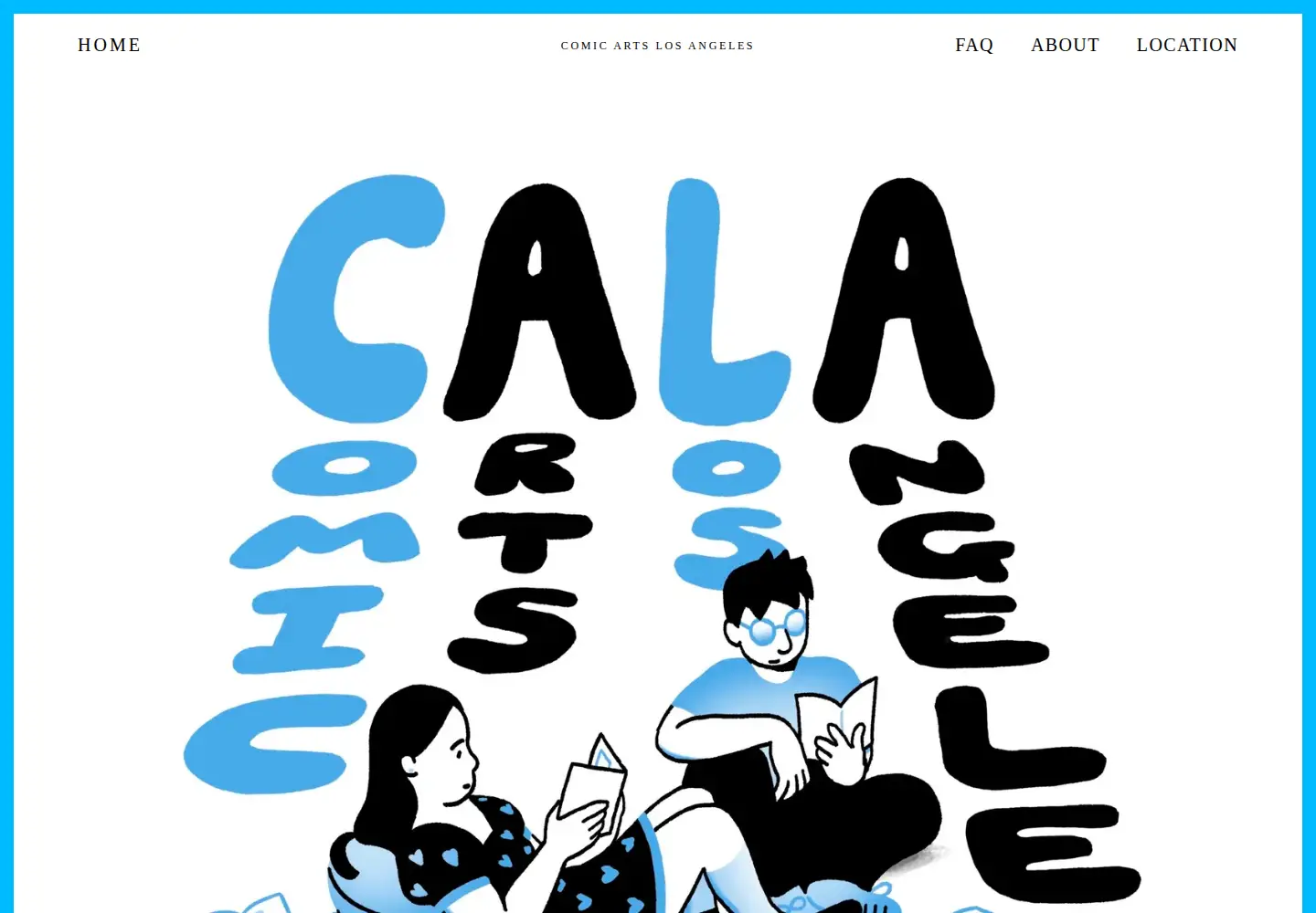 Screenshot of comicartsla.com