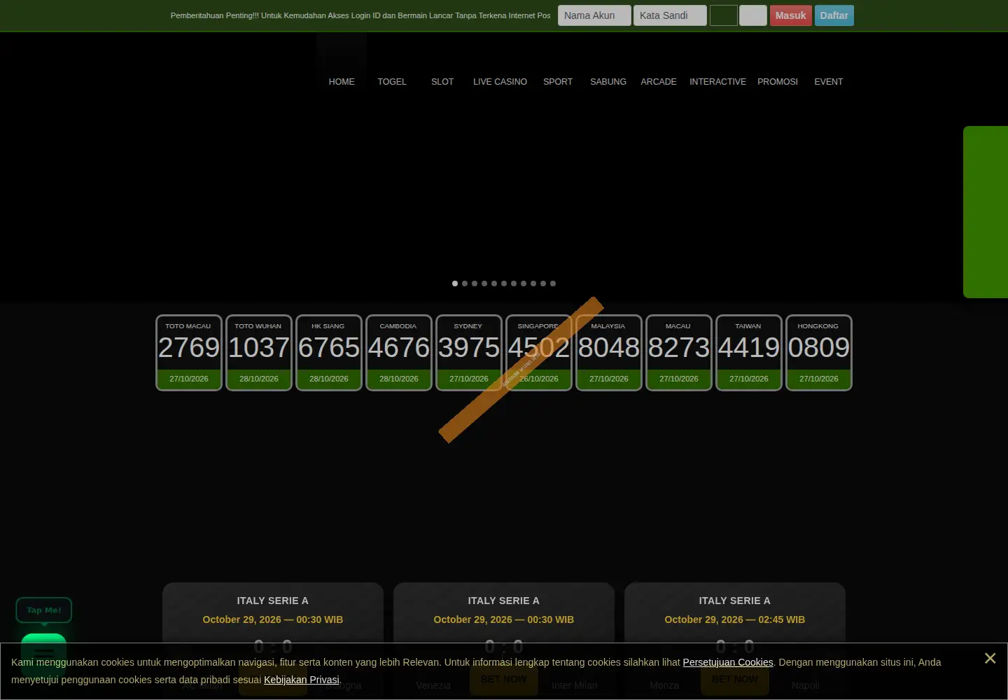 Screenshot of themajlis.org