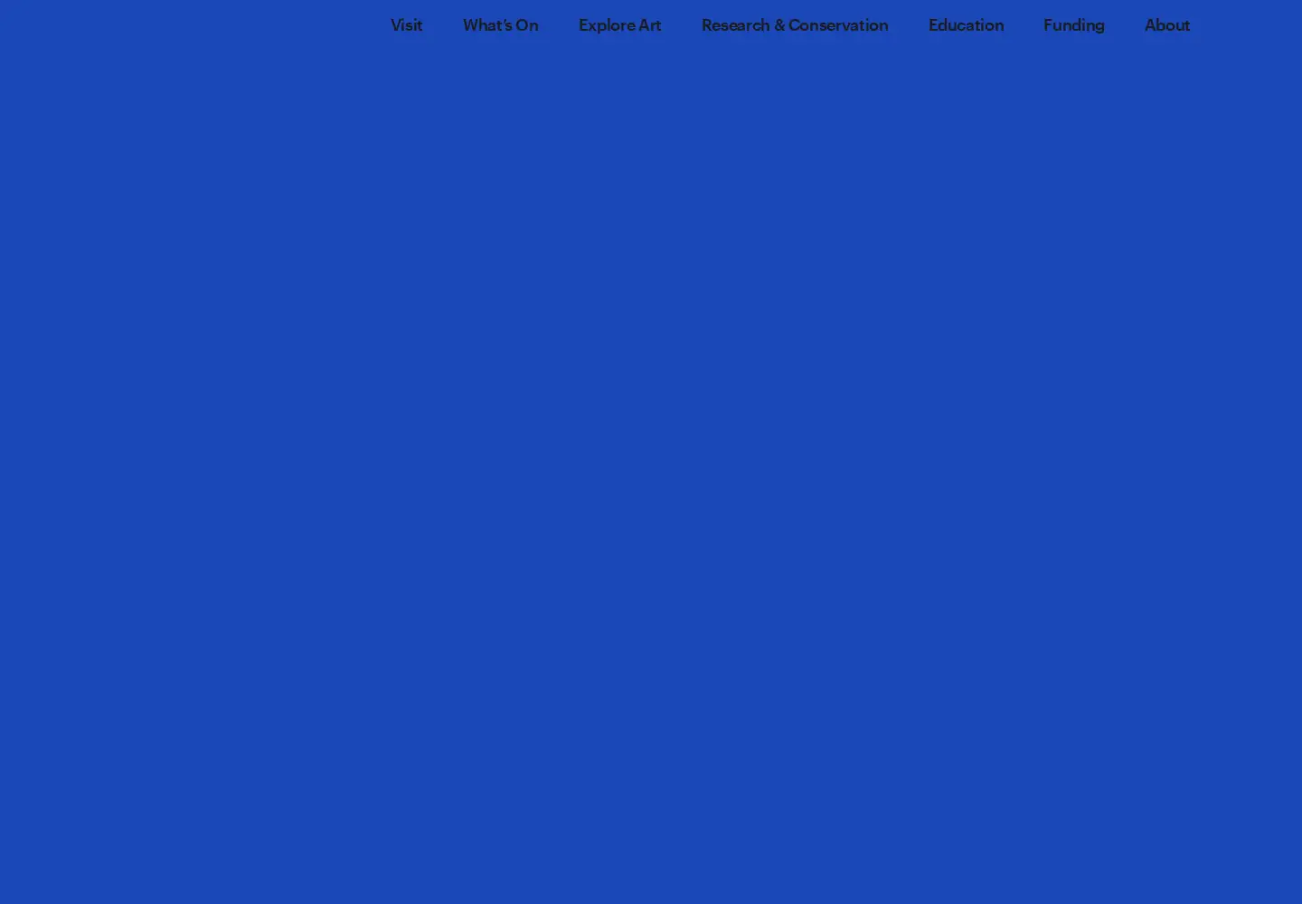 Screenshot of getty.edu
