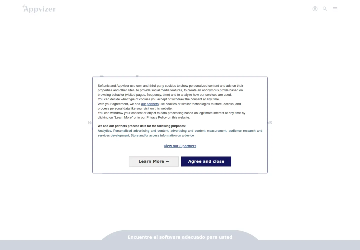Screenshot of appvizer.es