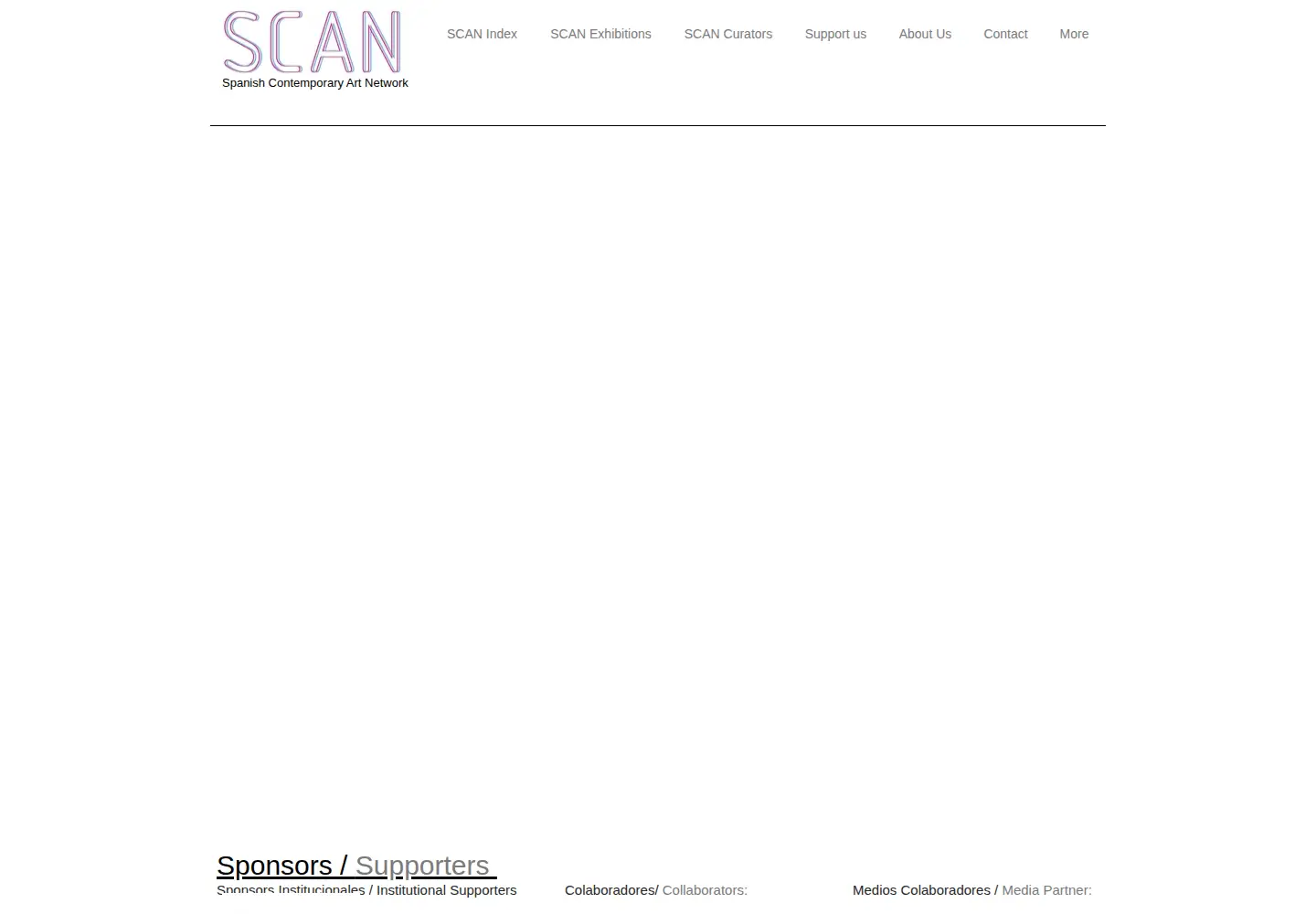 Captured homepage of scan-arte.com in the current scan