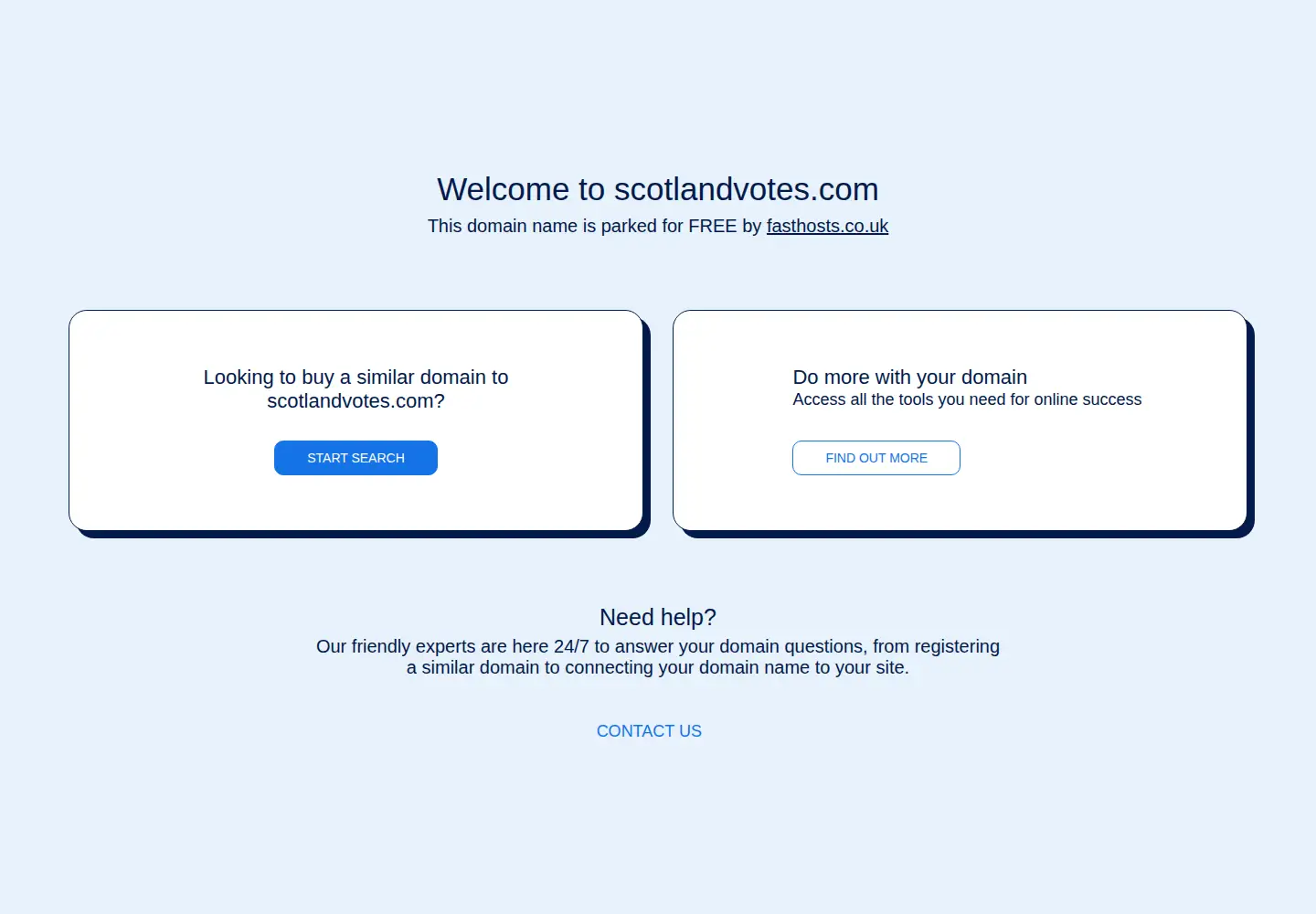 Screenshot of scotlandvotes.com