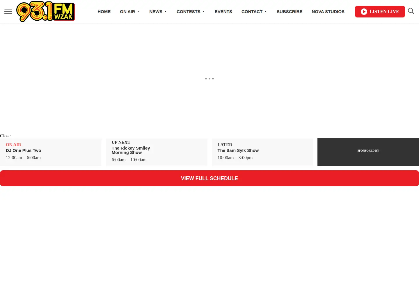 Screenshot of wzakcleveland.com