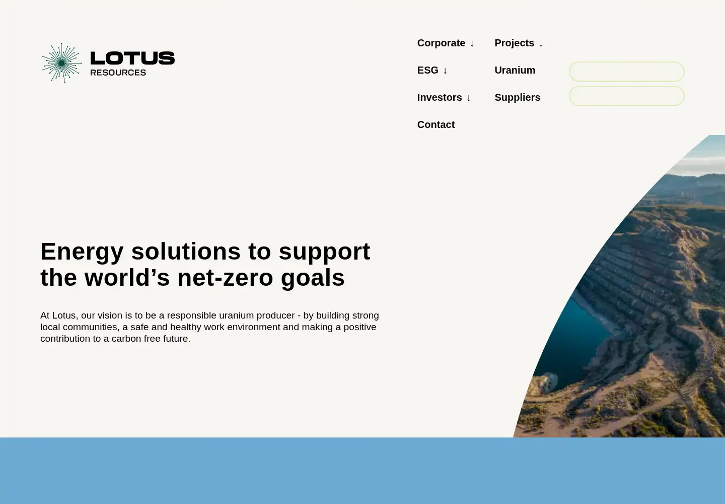 Screenshot of lotusresources.com.au