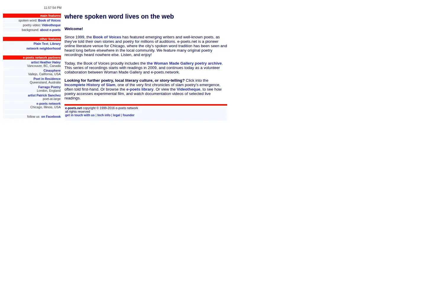 Screenshot of e-poets.net