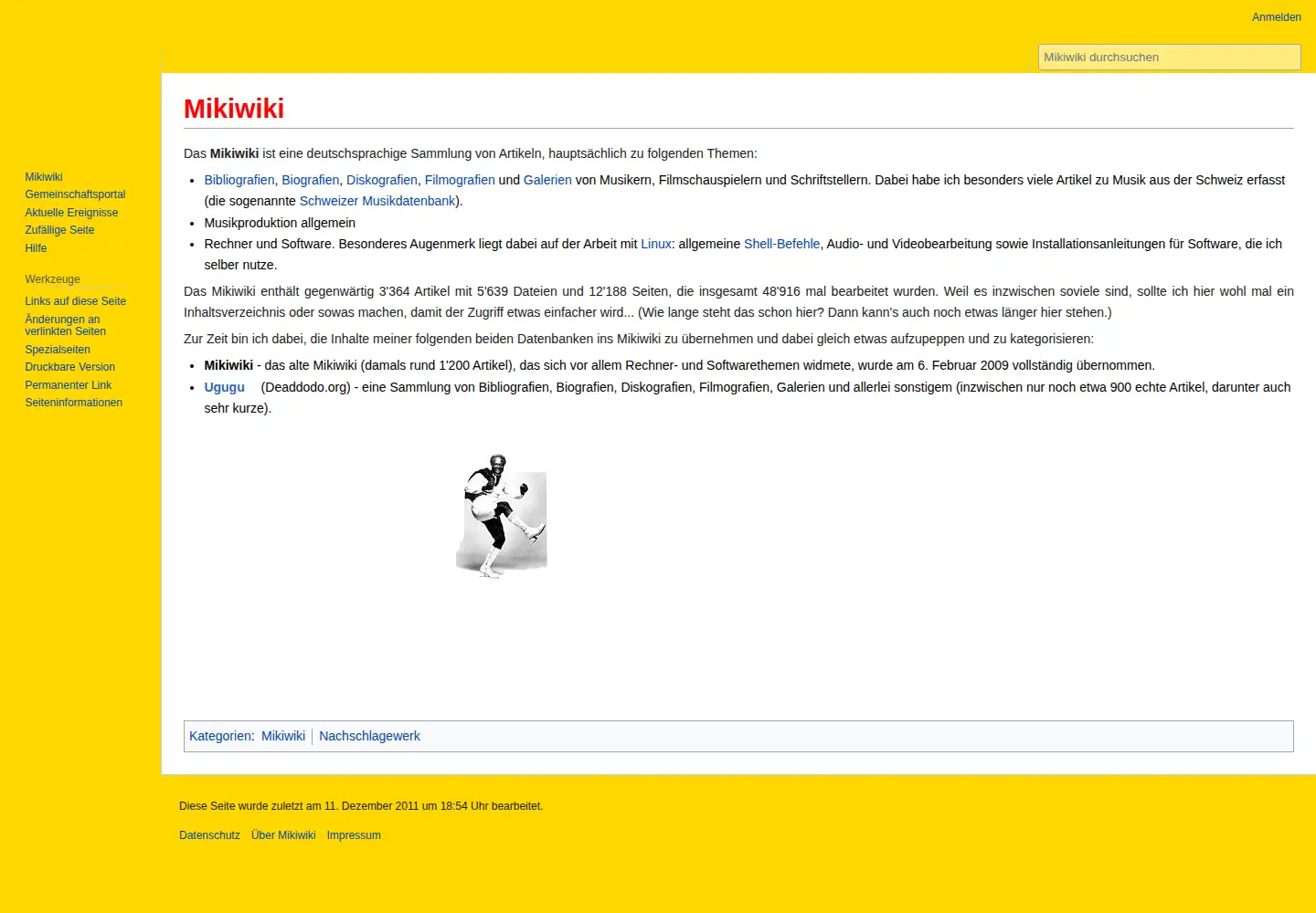 Screenshot of mikiwiki.org