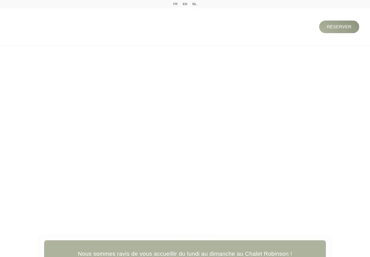 Captured homepage of chaletrobinson.be in the current scan