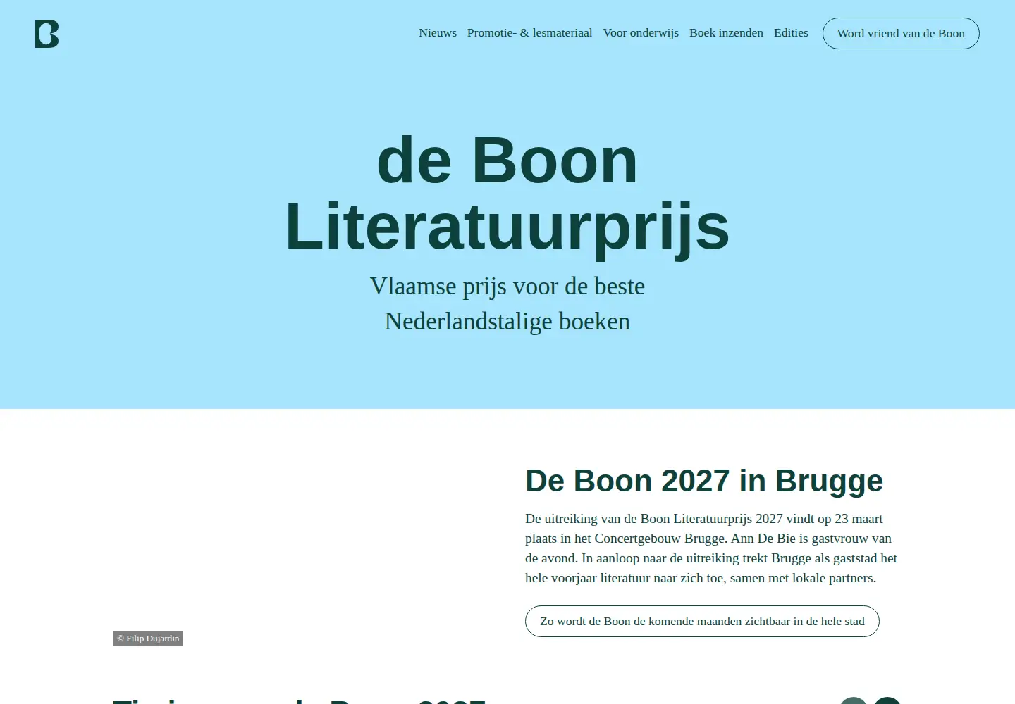 Screenshot of deboon.be