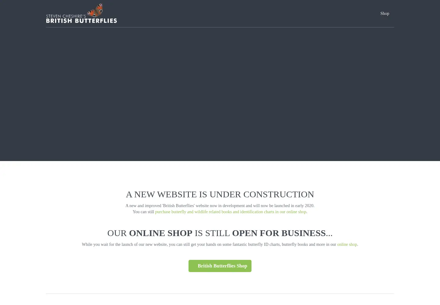 Screenshot of britishbutterflies.co.uk