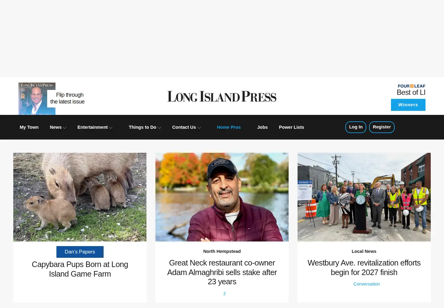 Screenshot of longislandpress.com