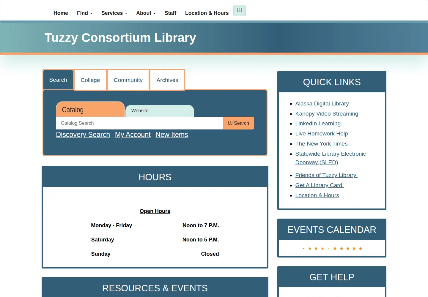 Captured homepage of tuzzy.org in the current scan