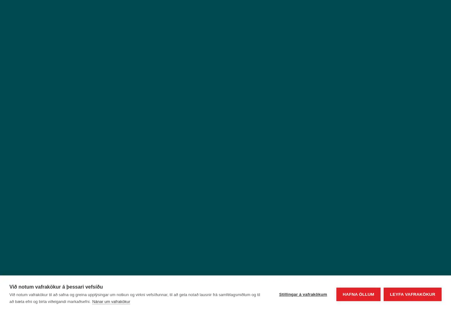 Screenshot of bokmenntir.is
