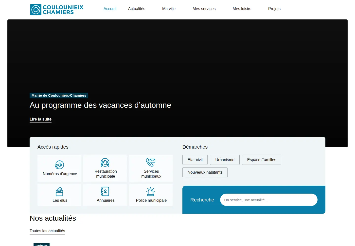 Screenshot of coulounieix-chamiers.fr