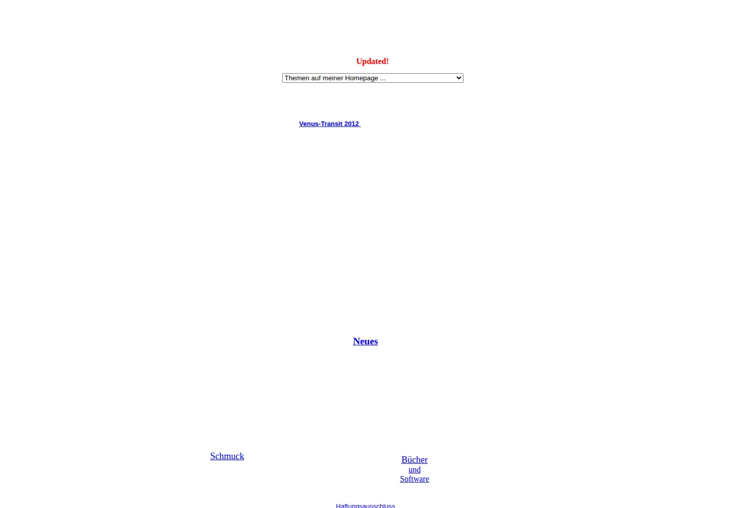 Screenshot of geoastro.de