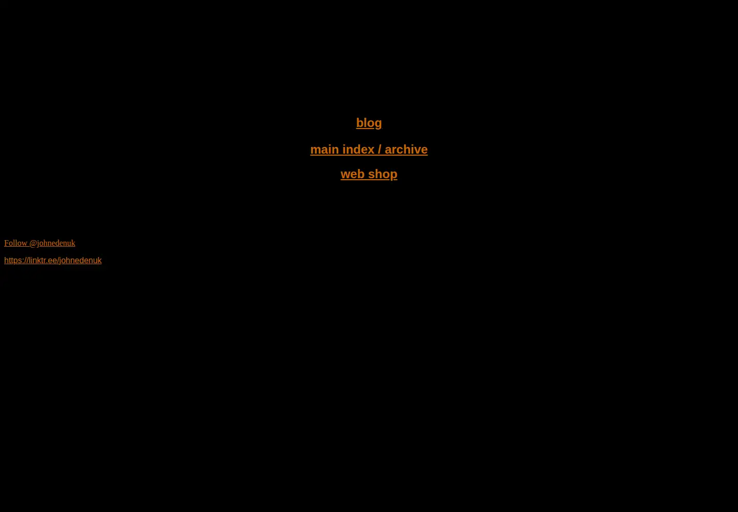 Captured homepage of uncarved.org in the current scan