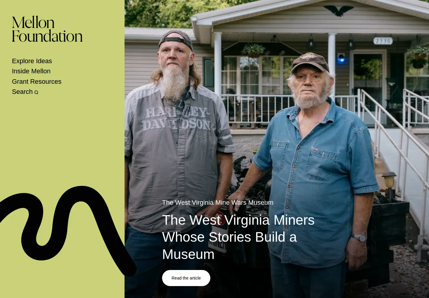 Screenshot of mellon.org