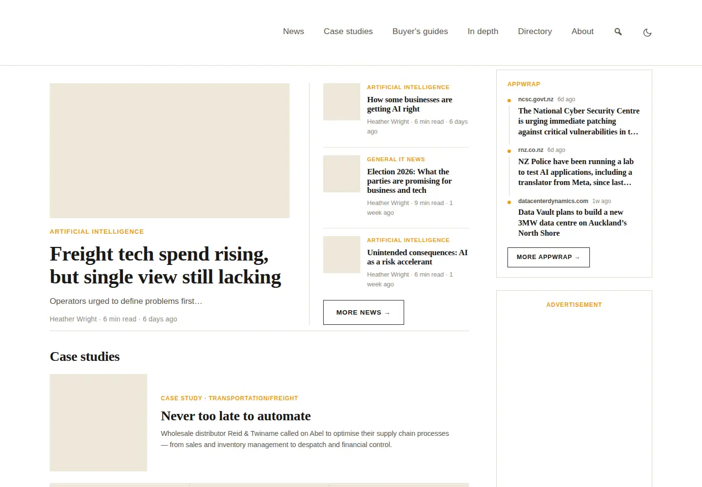 Screenshot of istart.co.nz