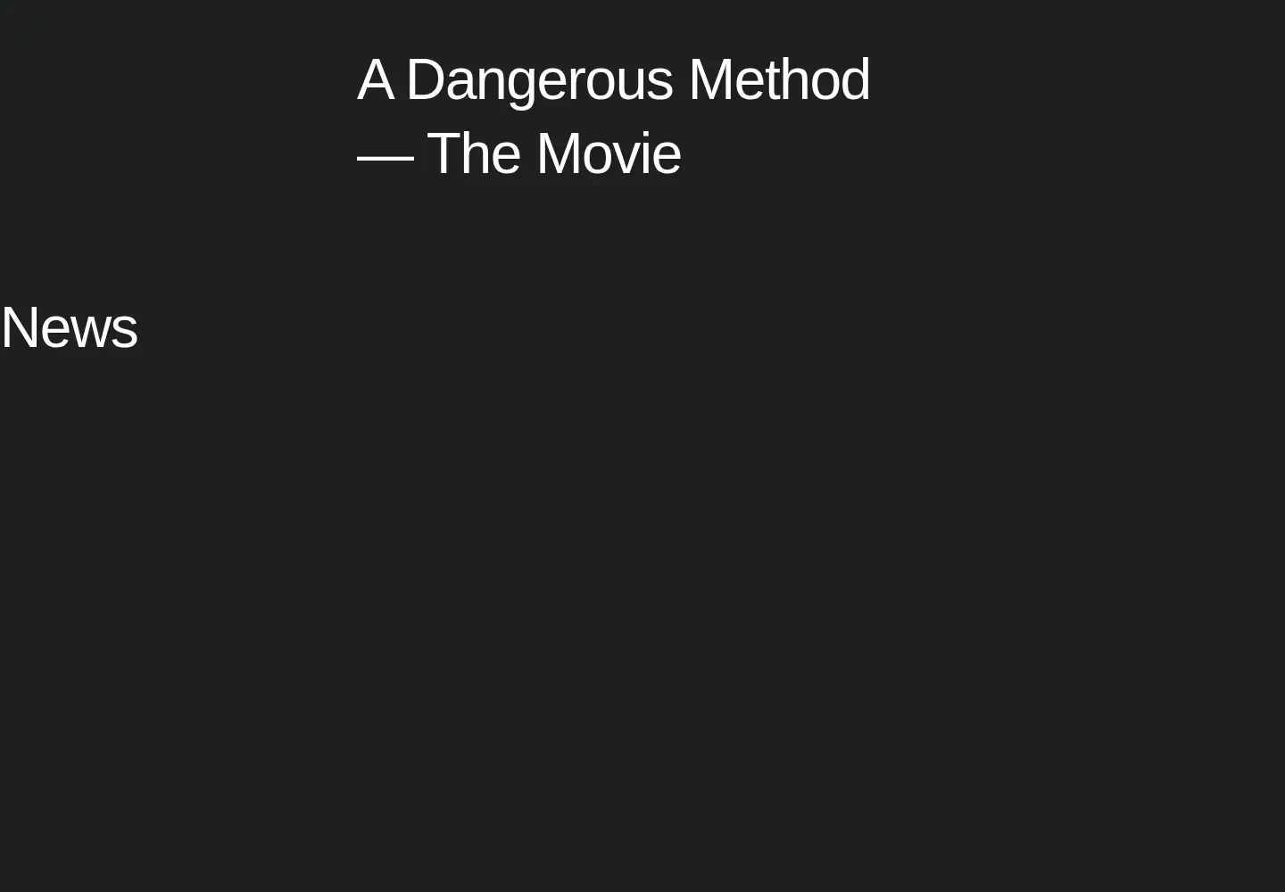 Screenshot of adangerousmethod-themovie.com