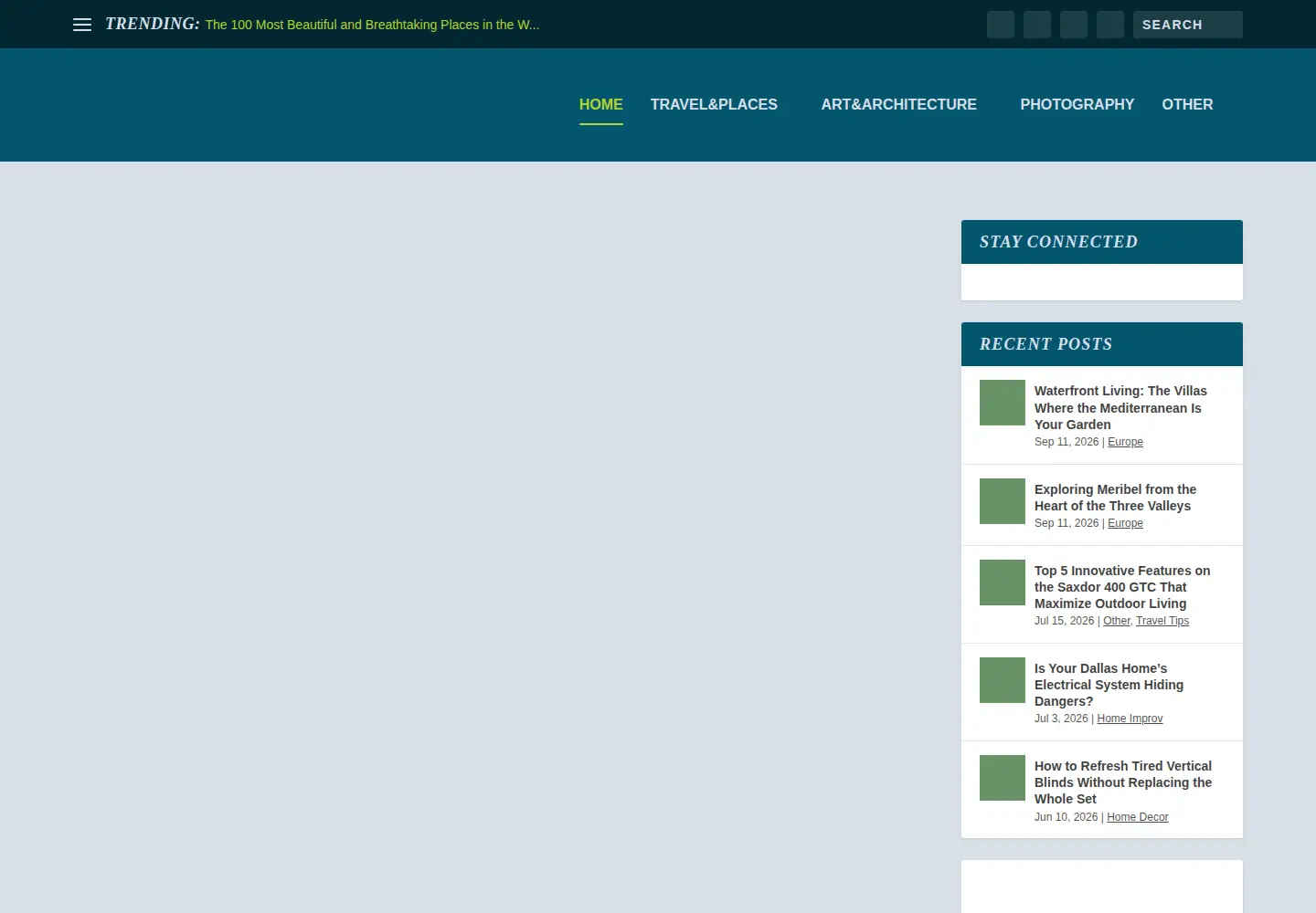 Screenshot of youramazingplaces.com