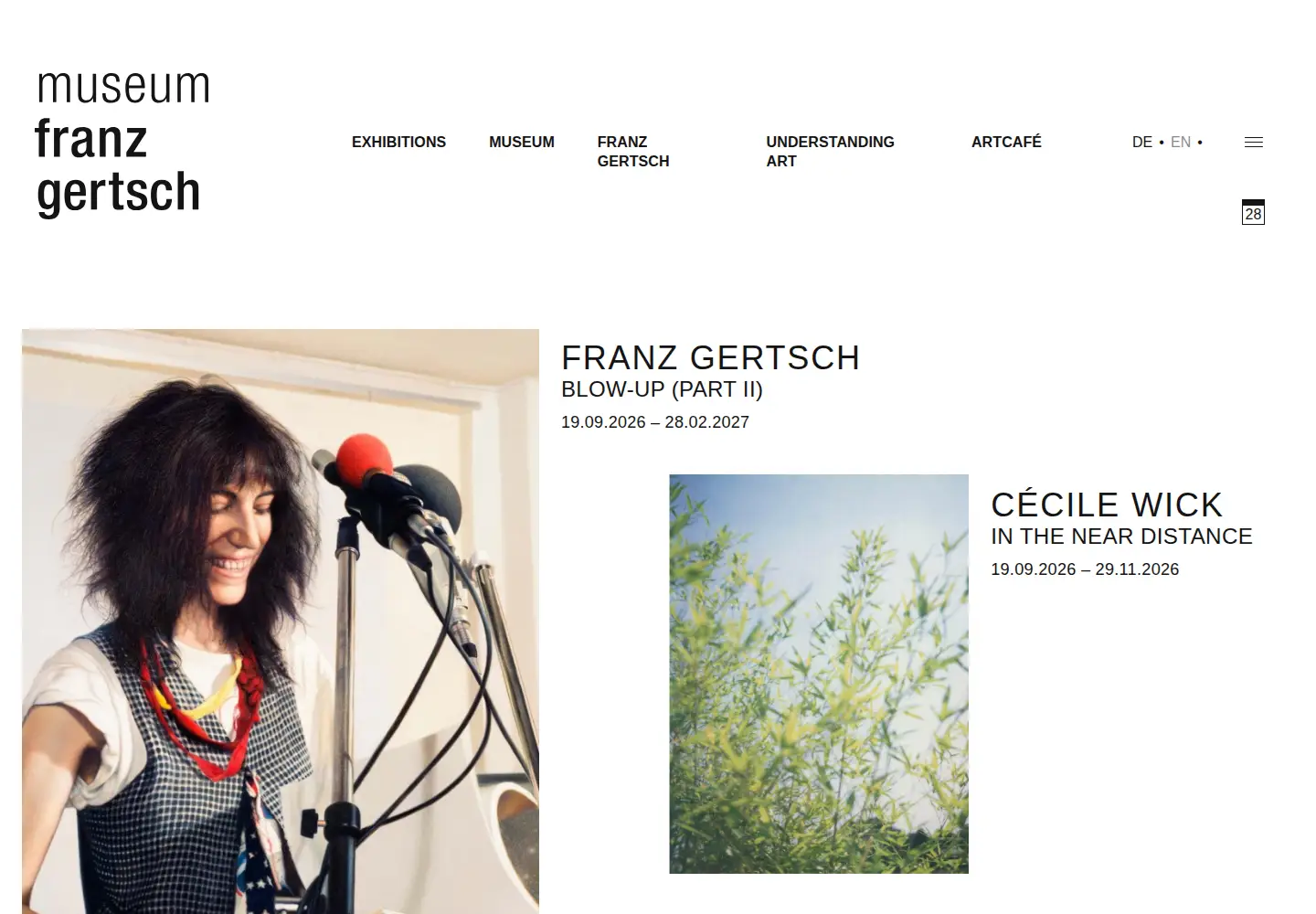 Screenshot of museum-franzgertsch.ch