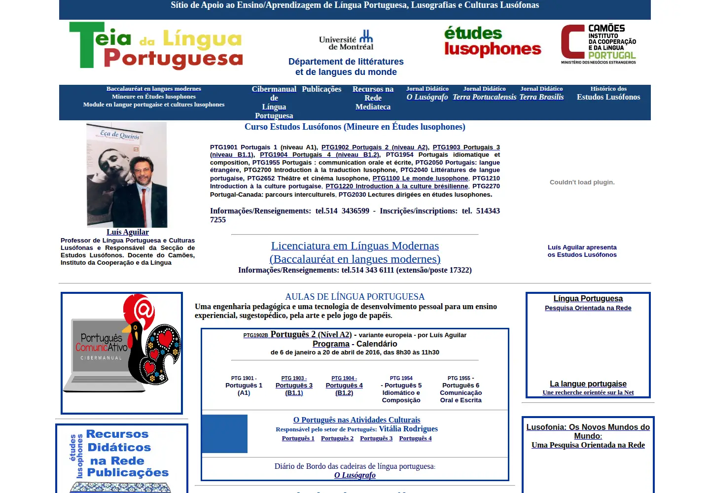 Screenshot of teiaportuguesa.com