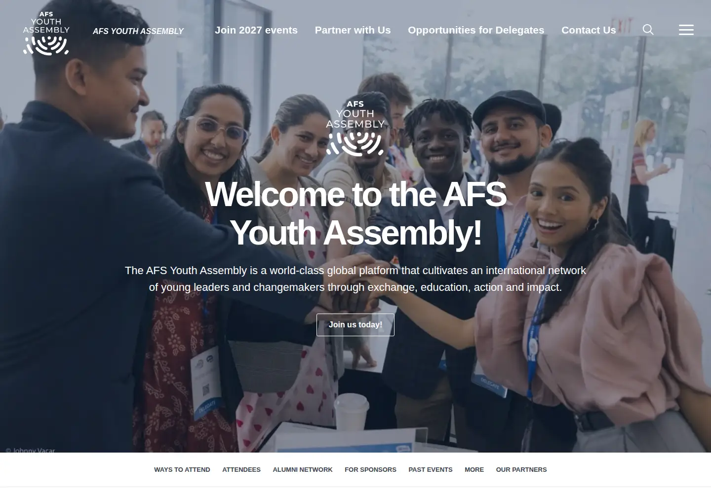 Screenshot of faf.org