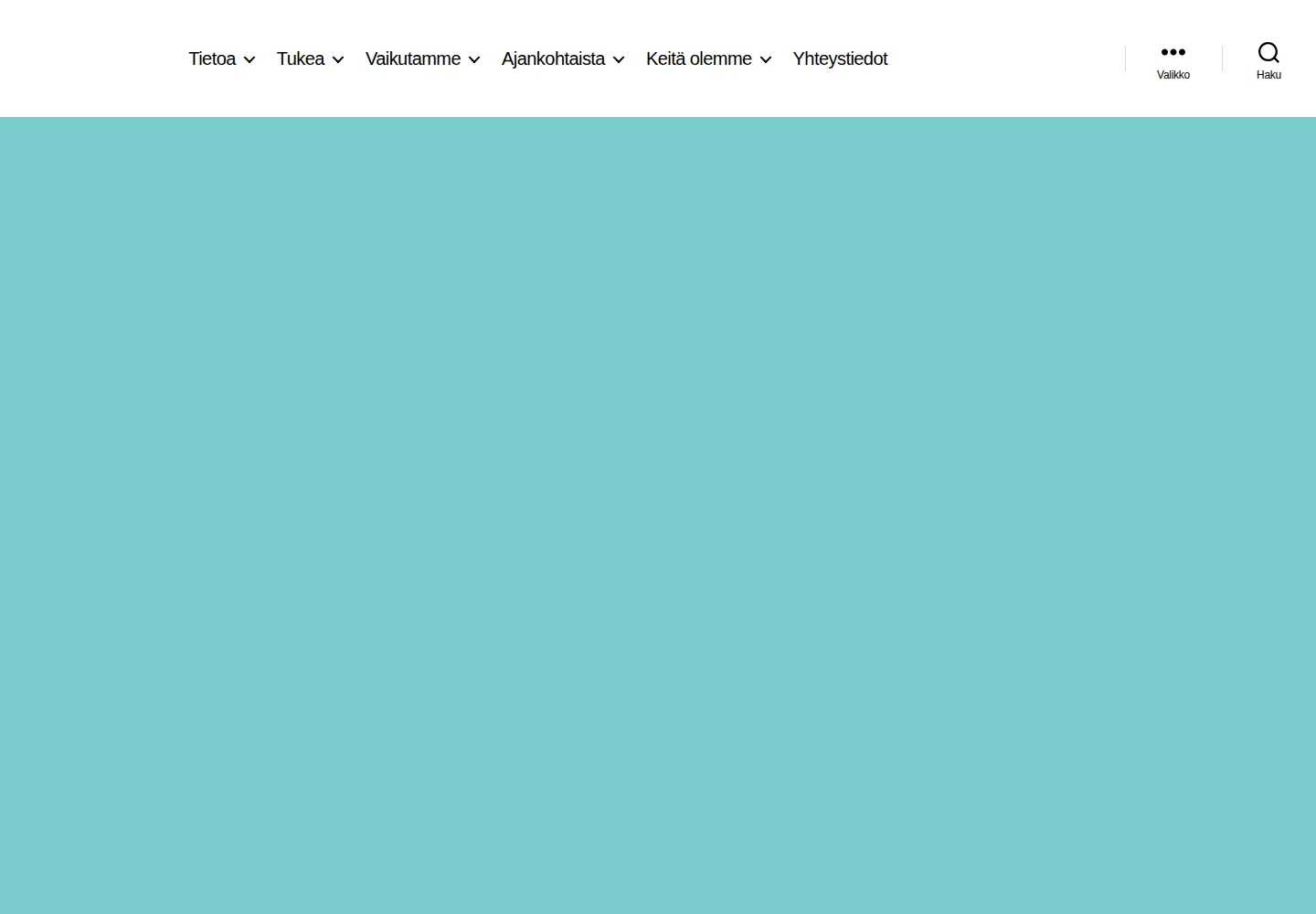 Captured homepage of positiiviset.fi in the current scan