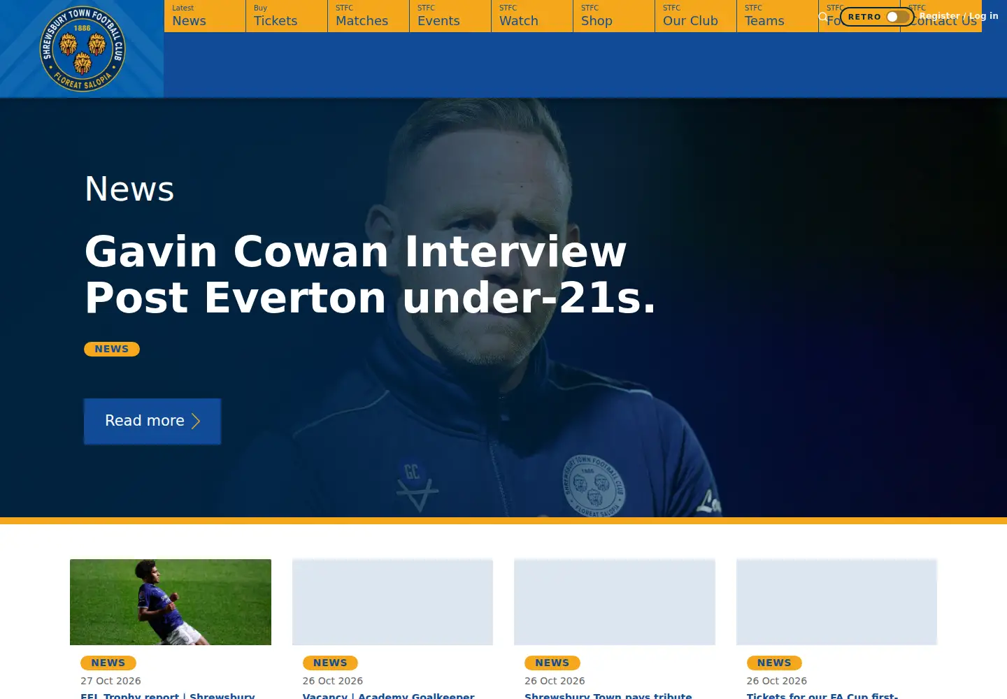 Screenshot of shrewsburytown.com