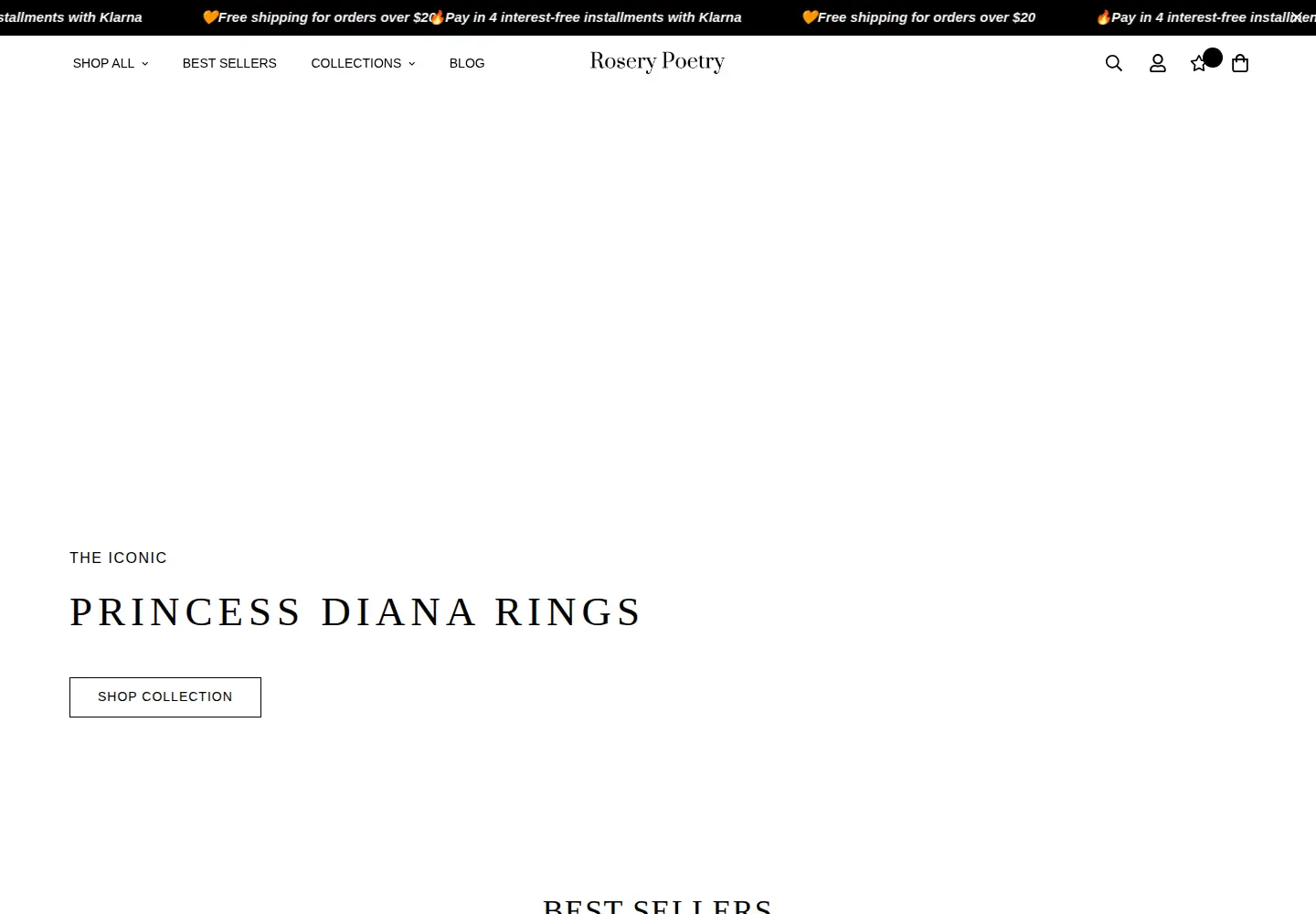 Screenshot of roserypoetry.com