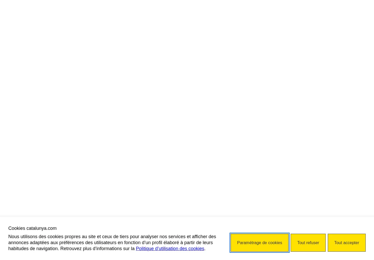 Captured homepage of catalunyaexperience.fr in the current scan