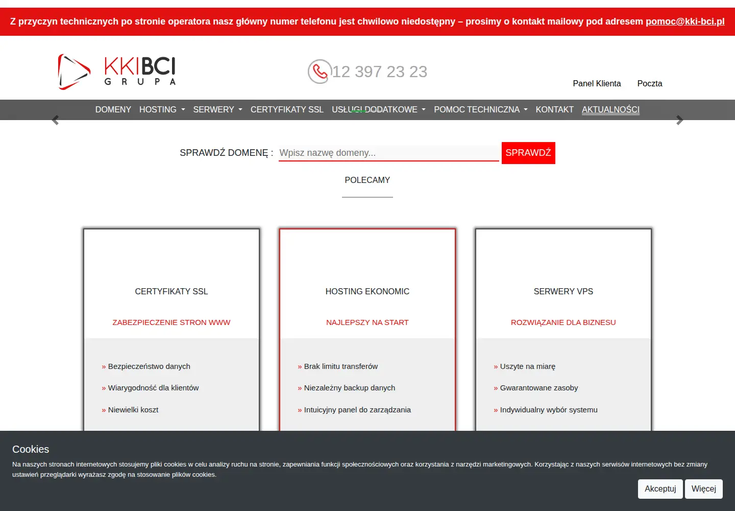 Screenshot of kki.com.pl