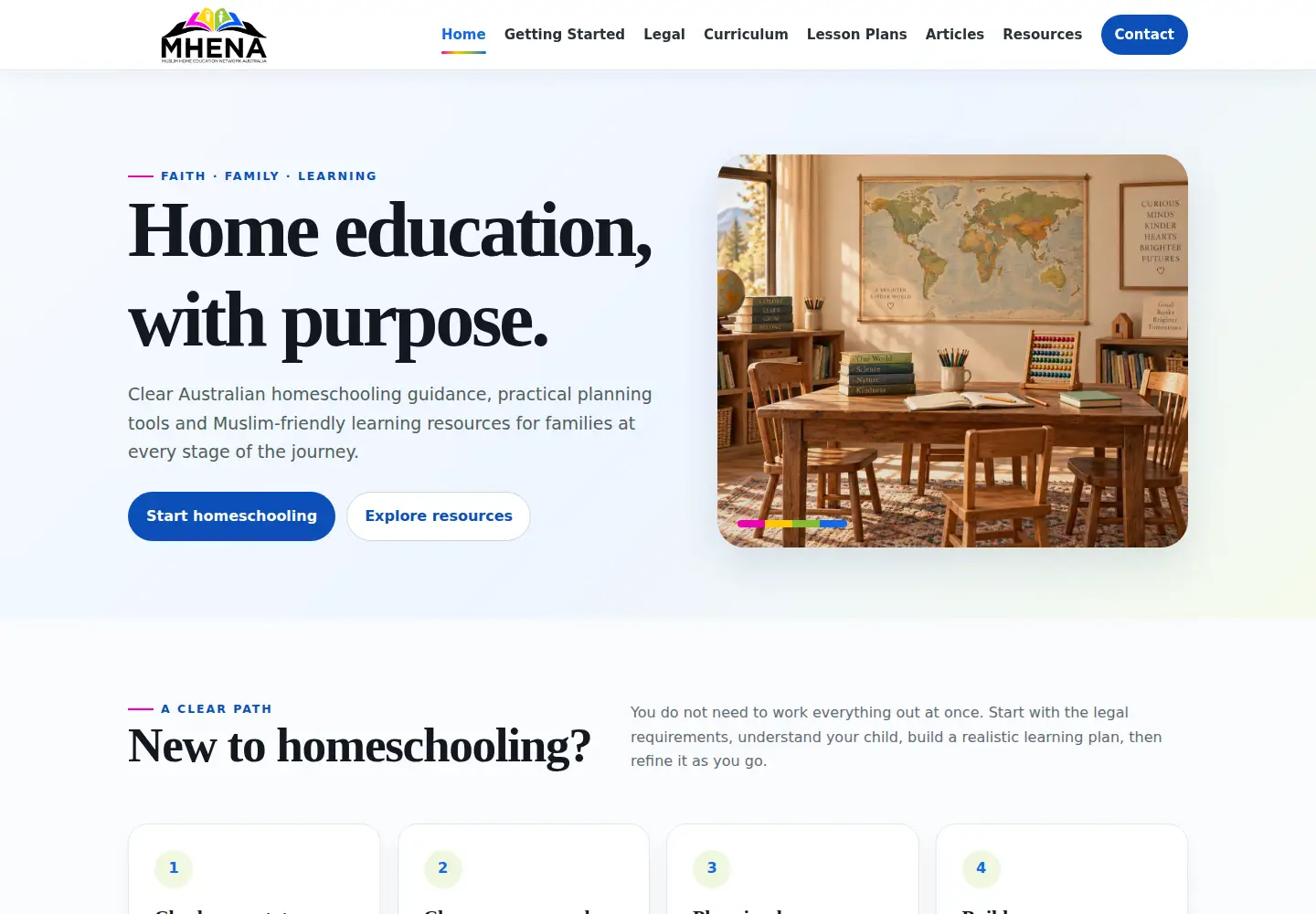 Captured homepage of muslimhomeschool.net in the current scan