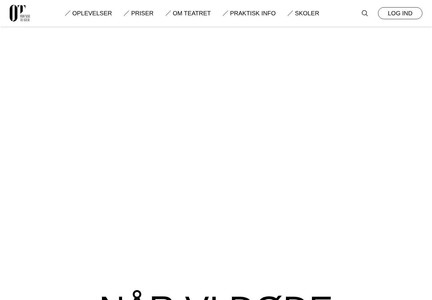 Captured homepage of odenseteater.dk in the current scan