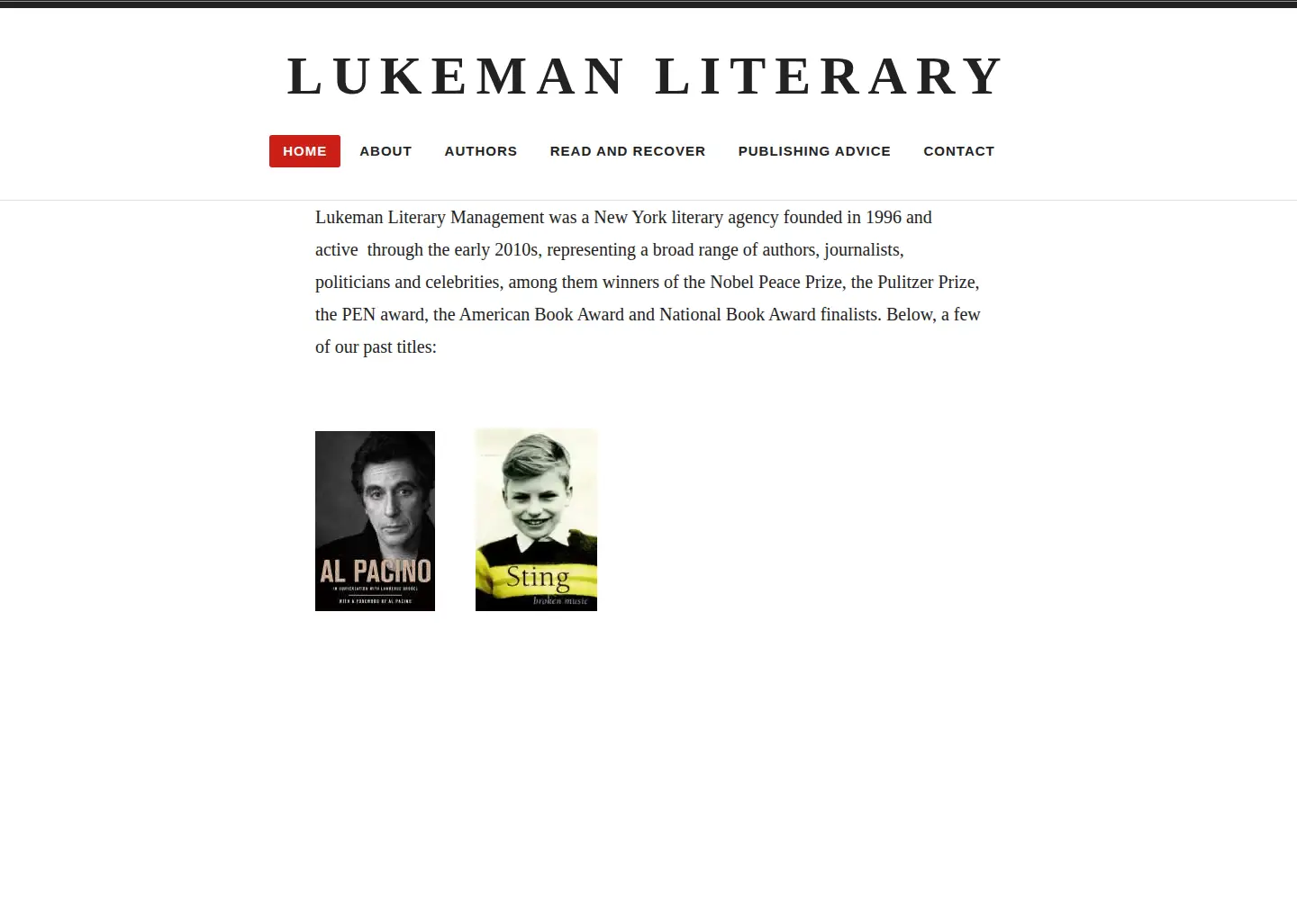 Screenshot of lukeman.com
