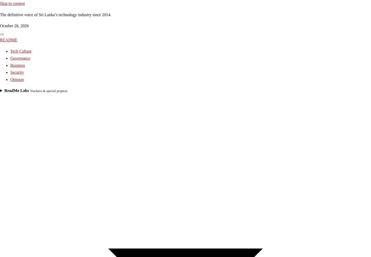 Screenshot of readme.lk