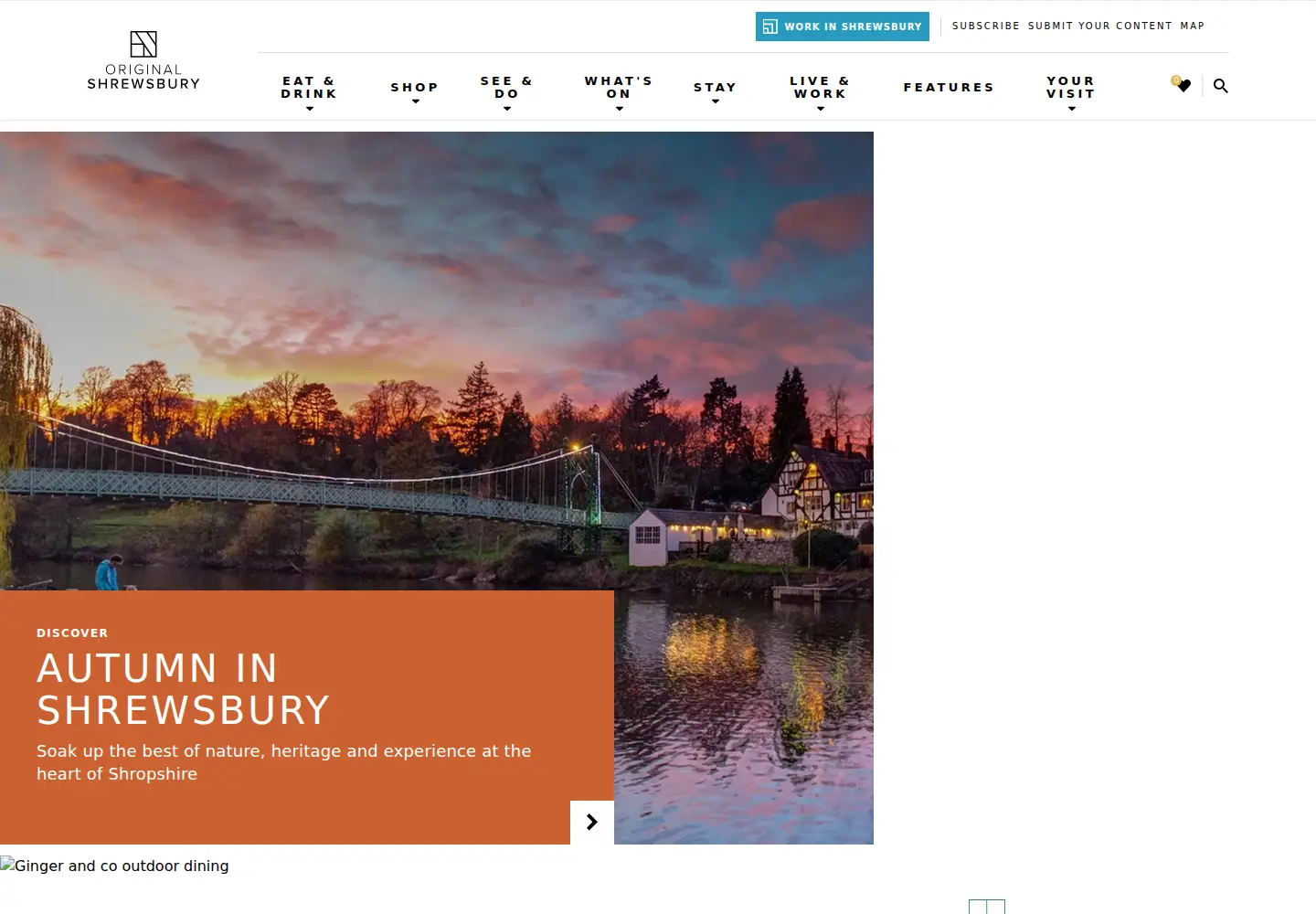 Screenshot of originalshrewsbury.co.uk