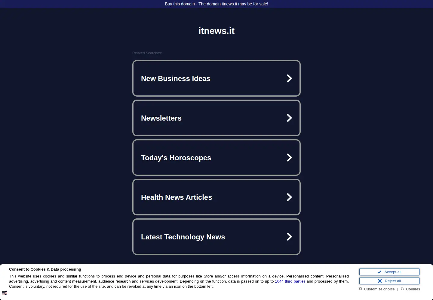Screenshot of itnews.it