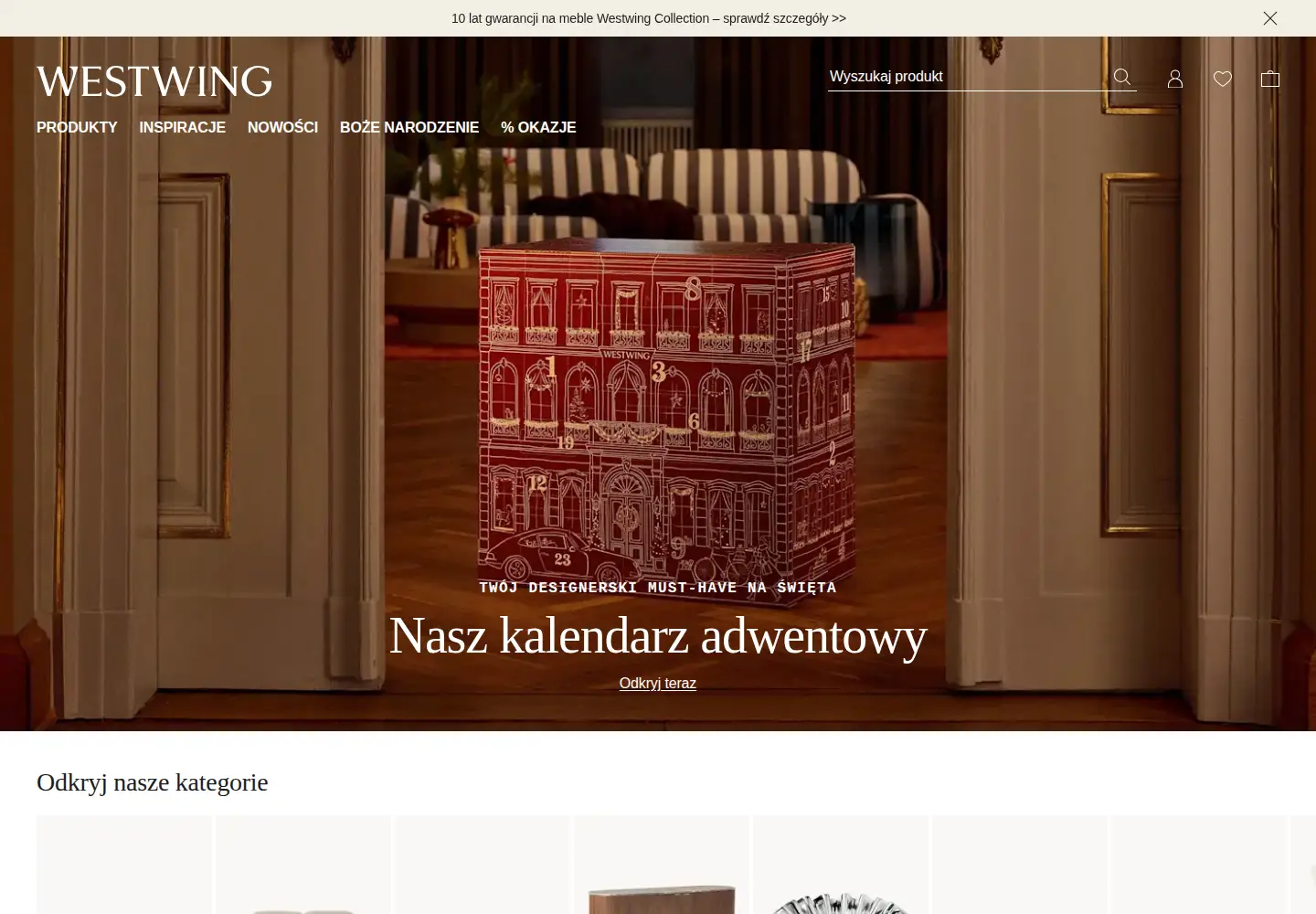 Screenshot of westwing.pl
